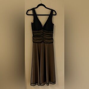 JS Boutique Elegant Sheer Black Dress